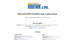 Desktop Screenshot of koutnik.com